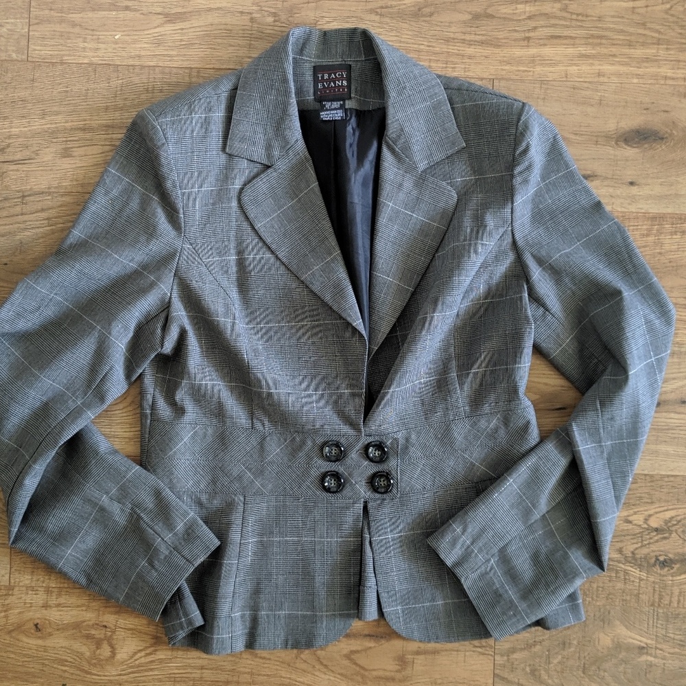 Vintage Gray Blazer